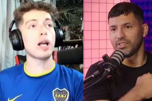 Kun Agüero protagoniza pelea con streamer 'Davo' tras eliminación de Boca Juniors