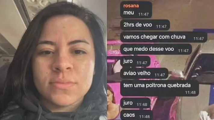 Los últimos mensajes de una de las víctimas del vuelo que se desplomó en Vinhedo, São Paulo