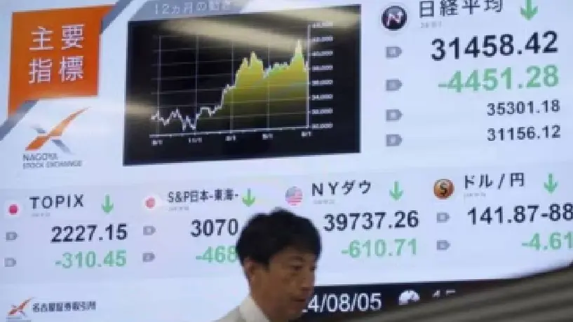 La bolsa de valores de Japón ha experimentado su caída más significativa desde 1987