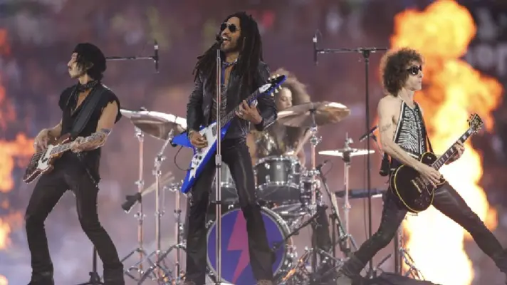 Lenny Kravitz acapara la previa de la Final de Champions League con espectacular show musical