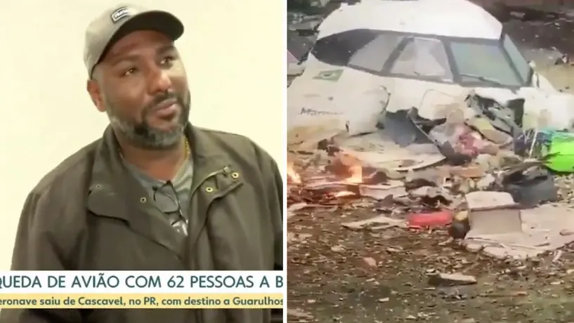 Tomar un café lo salvó de subir al avión que se desplomó en Brasil