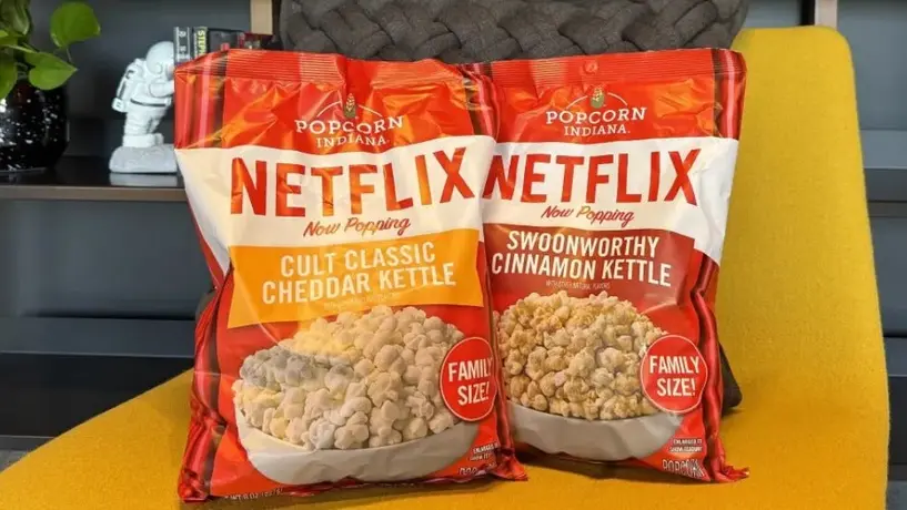 ¡Noche de cine y palomitas! Netflix lanza su propia línea de palomitas de maíz