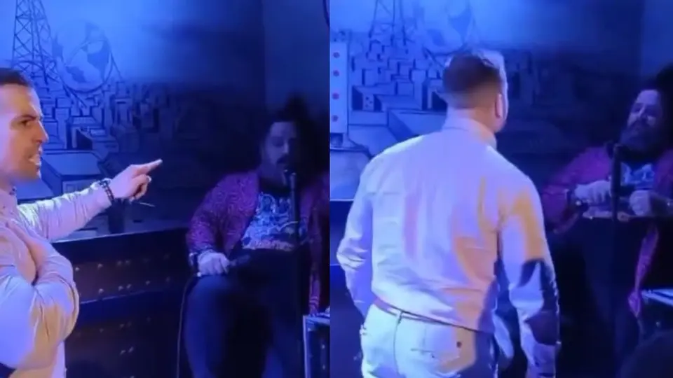 VIDEO: Padre de familia enfrenta a comediante tras hacer comentarios sexuales sobre su hijo de tres meses