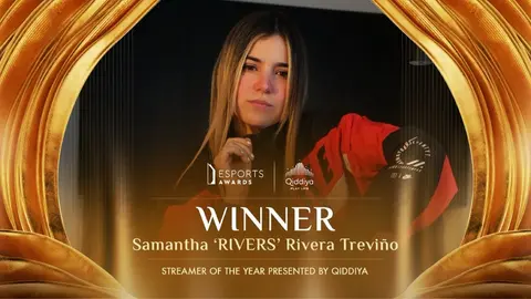 ¡La mejor! Rivers es premiada en los Esports Awards como la ‘Streamer del Año’