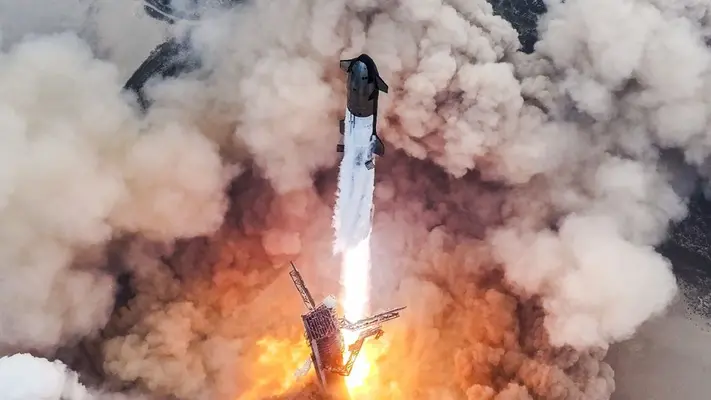 ¡El megacohete Starship de SpaceX no explotó esta vez! Checa el impresionante despegue