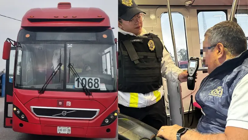 Conductores del Metrobús son sorprendidos con pruebas de alcoholemia ¿Cuántos dieron positivo?