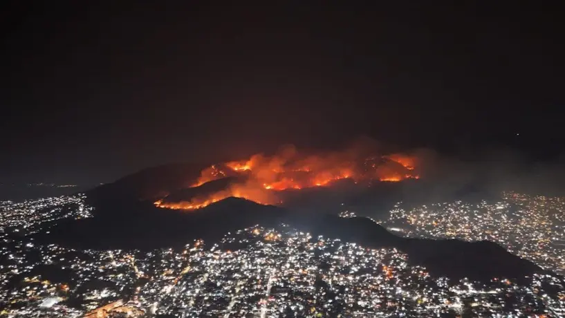 Incendios forestales en Guerrero provocan devastación; suspenden clases en Acapulco y Chilpancingo