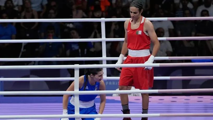 París 2024: Polémica boxeadora argelina avanzó a Cuartos de Final tras retiro de su rival
