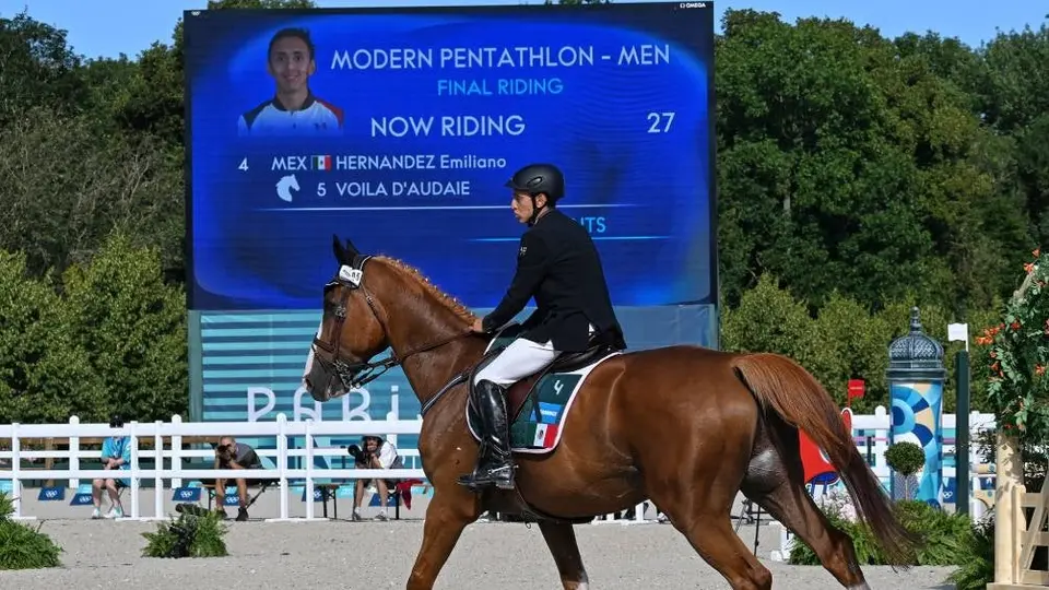 París 2024: ¡Rozó el bronce! Emiliano Hernández quedó cuarto en el pentatlón moderno