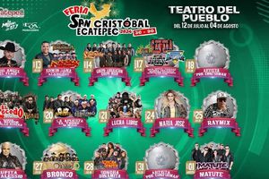 Feria de San Cristóbal Ecatepec: Artistas, fechas y costos