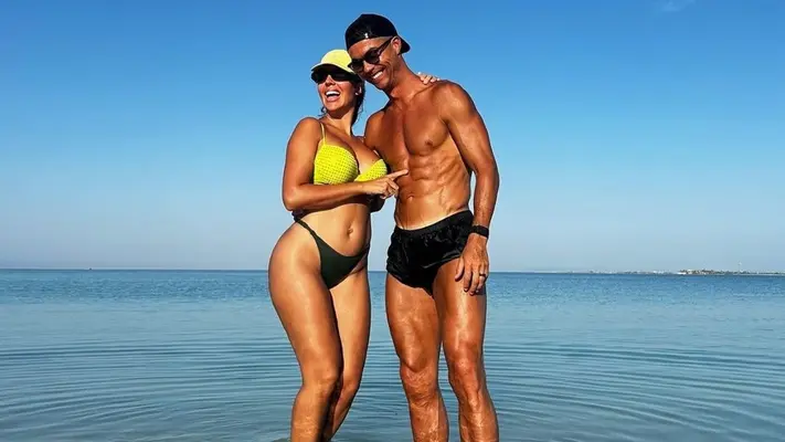 ¡En gran forma! Cristiano Ronaldo y Georgina Rodríguez presumen su estado físico en redes