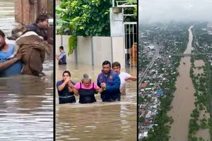 Río Cazones se desborda en Poza Rica, Veracruz; familias tienen que ser desalojadas