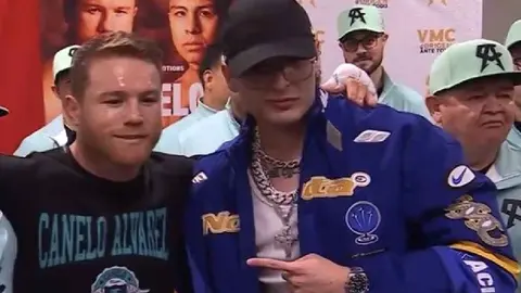 ¡Todos presentes! Celebridades como Peso Pluma ya están en Las Vegas para el Canelo vs Munguía