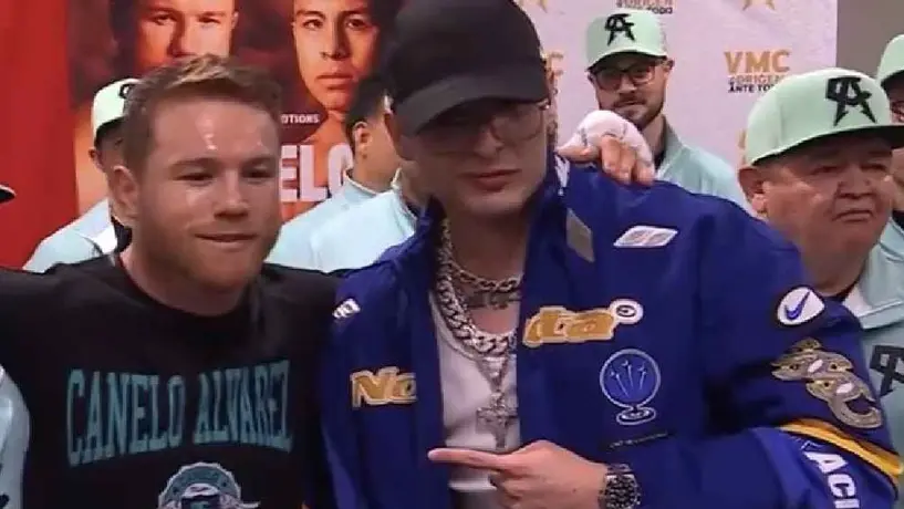 ¡Todos presentes! Celebridades como Peso Pluma ya están en Las Vegas para el Canelo vs Munguía