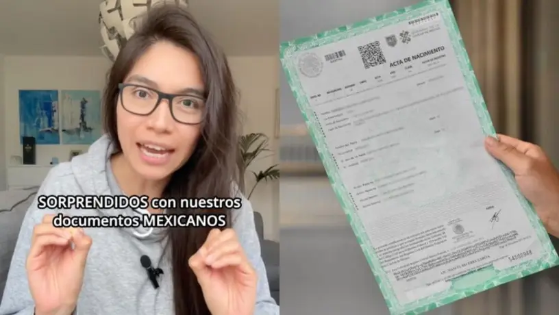 ¿Los alemanes envidian actas de nacimiento mexicanas? Esto dice una TikToker