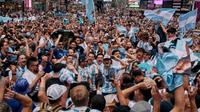 ¡Times Square albiceleste! Afición de Argentina 'invandió' Nueva York previo al juego ante Chile en Copa América