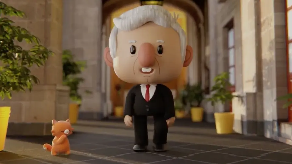 VIDEO: Amlito aparece en ‘La Mañanera’ de este viernes... ¡Y hasta con todo y gatito!