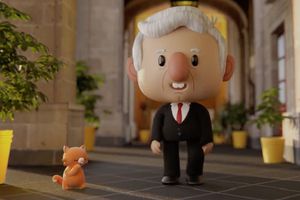 VIDEO: Amlito aparece en ‘La Mañanera’ de este viernes... ¡Y hasta con todo y gatito!