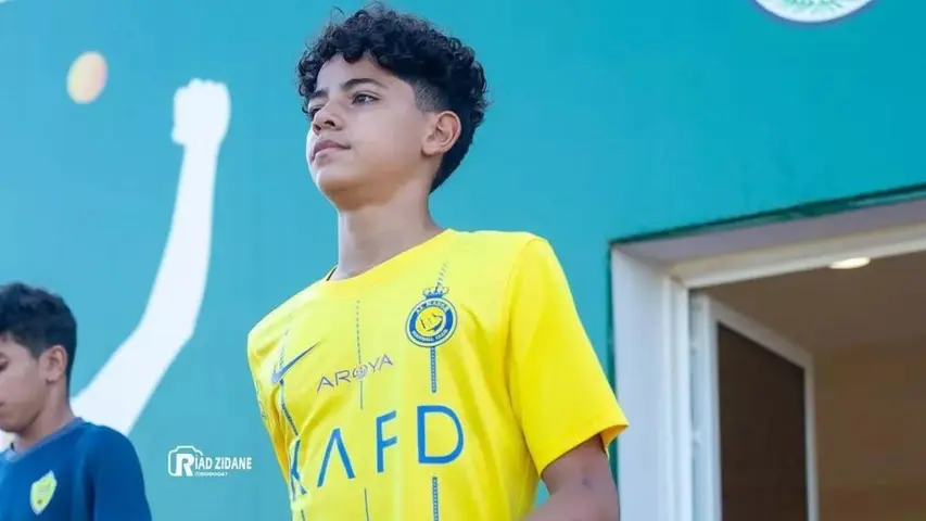 Cristiano Ronaldo Jr. en el Al-Nassr | IG: _cristianojunior7
