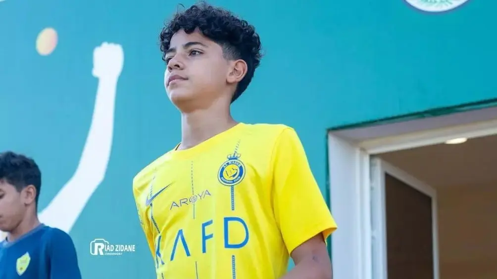 Cristiano Ronaldo Jr. en el Al-Nassr | IG: _cristianojunior7