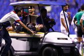 Víctor Ríos de Atlas es trasladado al hospital tras choque de cabeza ante Puebla