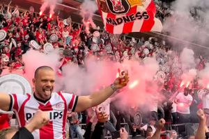 Aficionado festeja campeonato del PSV con pirotecnia y sufre grave lesión en la mano