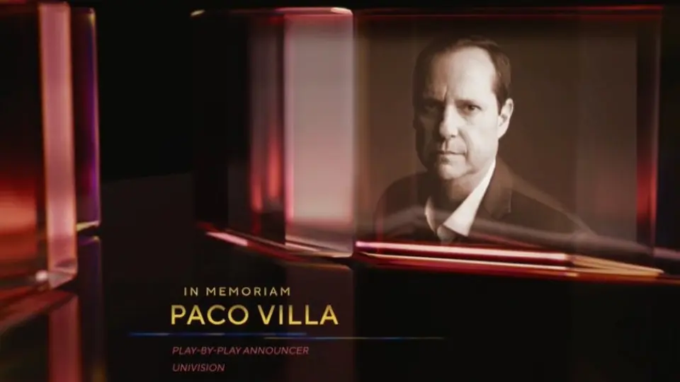 ¡No lo olvidan! Paco Villa fue recordado en la entrega de los Emmy