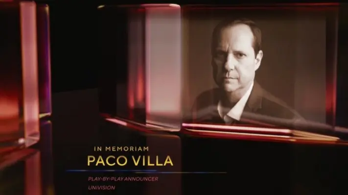 ¡No lo olvidan! Paco Villa fue recordado en la entrega de los Emmy