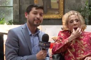 VIDEO: Entrevista a Silvia Pinal sale mal y tunden con críticas al reportero