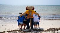 ¡Gran gesto! Tigres le cumple el sueño de conocer el mar a cuatro pequeños aficionados