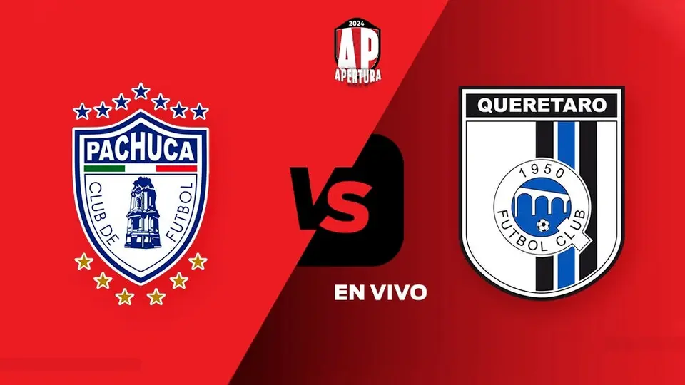 Pachuca vs Querétaro EN VIVO Liga MX Apertura 2024 Jornada 6