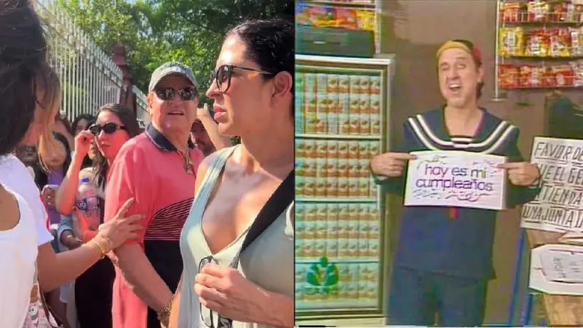 Kiko dedica mentada de madre a quienes le reclamaron por meterse a la fila en la casilla