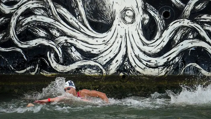 ¡Gran actuación! Paulo Strehlke finaliza en el lugar 12 en Natación en Aguas Abiertas en París 2024