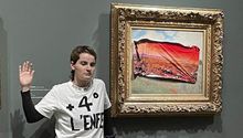 VIDEO: Activista vandaliza cuadro de Monet en museo de París