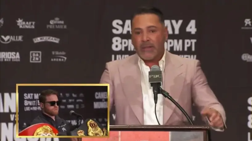 Óscar de la Hoya: 'No tengo respeto por Canelo ni por su carrera'