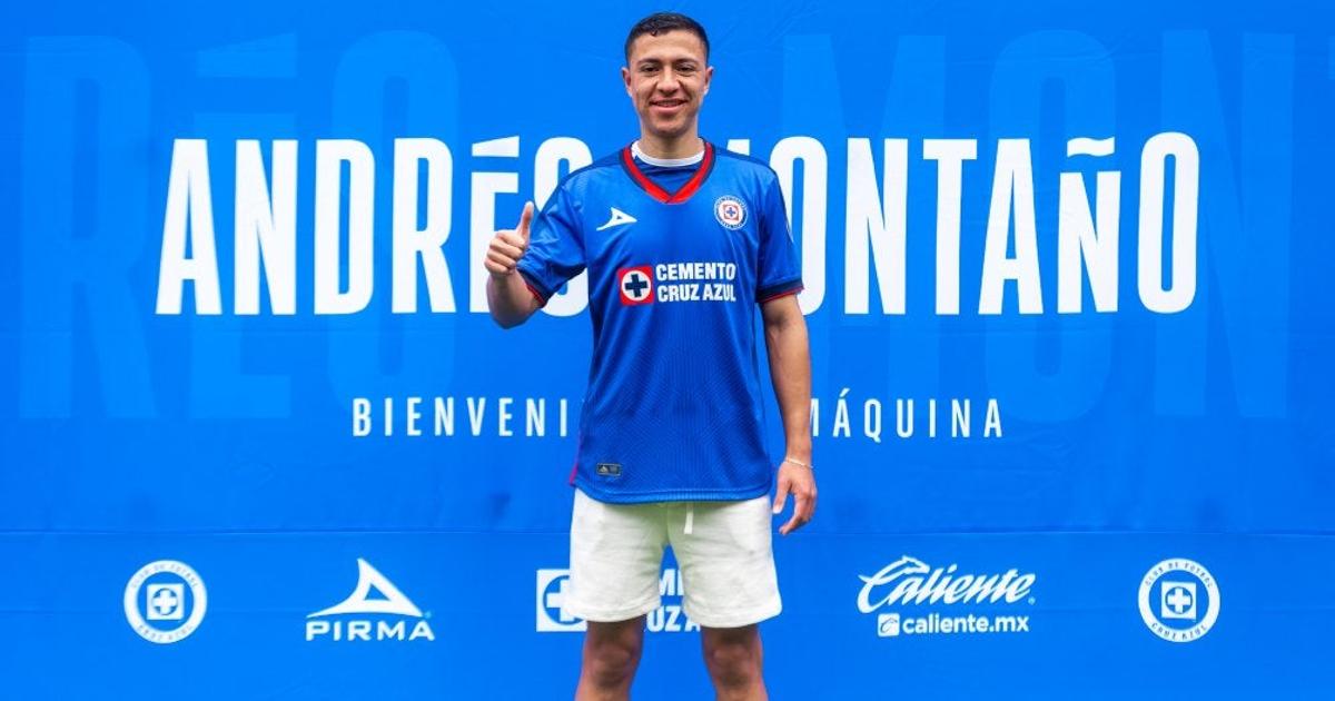 ¡El nuevo 10! Cruz Azul presenta a Andrés Montaño como refuerzo para el ...
