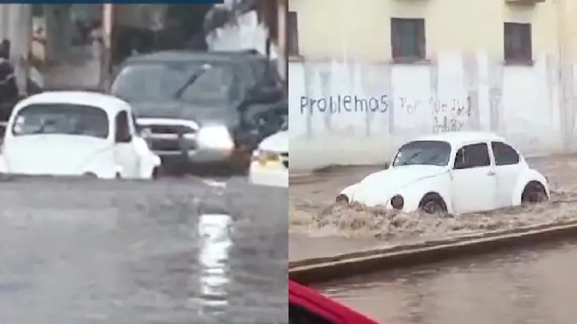 Ni las inundaciones detienen al Vocho en Tecámac