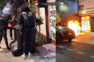 Protestas por actos homofóbicos en el sindicato del Infonavit terminan en destrozos