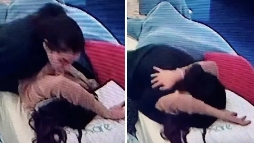 VIDEO: Karime sorprende con un beso a Gala Montes; todos se hacen 'fan de su relación'