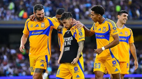 Fernando Gorriarán dedica su gol a Juan Izquierdo en el Pumas vs Tigres