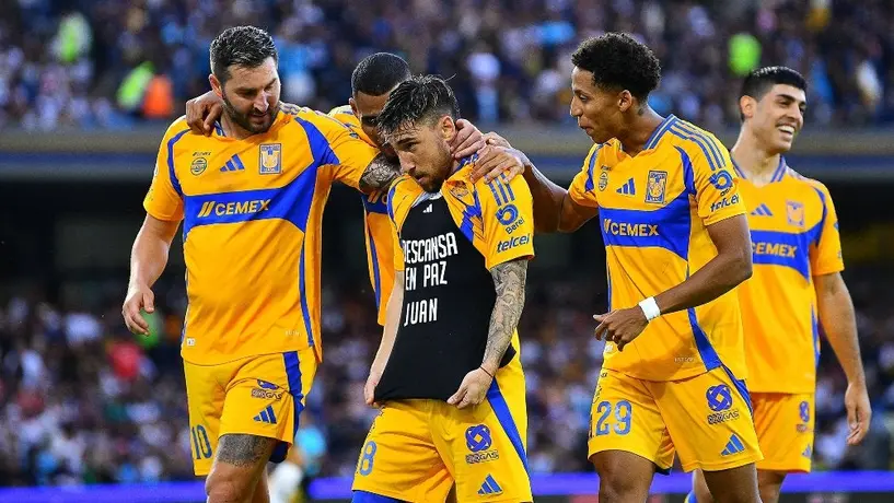 Fernando Gorriarán dedica su gol a Juan Izquierdo en el Pumas vs Tigres