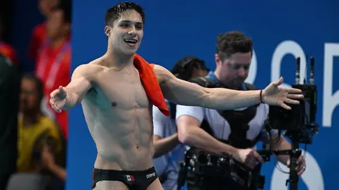 La emotiva felicitación a Osmar Olvera de sus papás tras sus dos medallas en París 2024