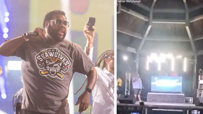 VIDEO: Famoso rapero fallece tras desplomarse en pleno concierto