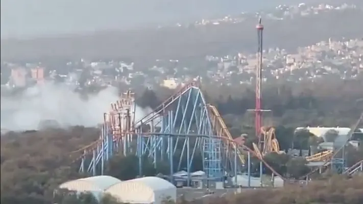 Reportan incendio en Bosque de Tlalpan, cerca de Six Flags
