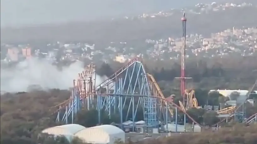 Reportan incendio en Bosque de Tlalpan, cerca de Six Flags