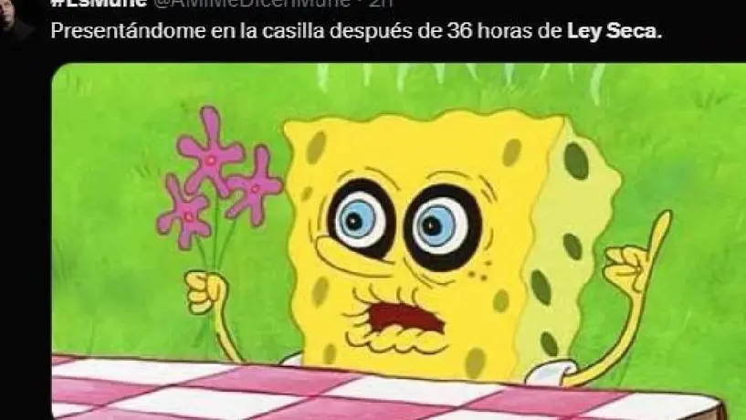 Los mejores memes que ha dejado la Ley Seca por elecciones 2024