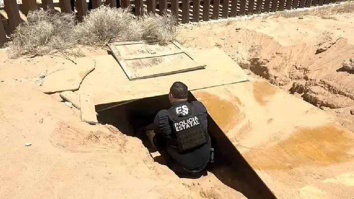 La FGR ha localizado un narcotúnel en la frontera de Sonora