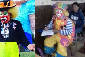 Payaso presenta examen de Derecho Penal con todo y su disfraz puesto