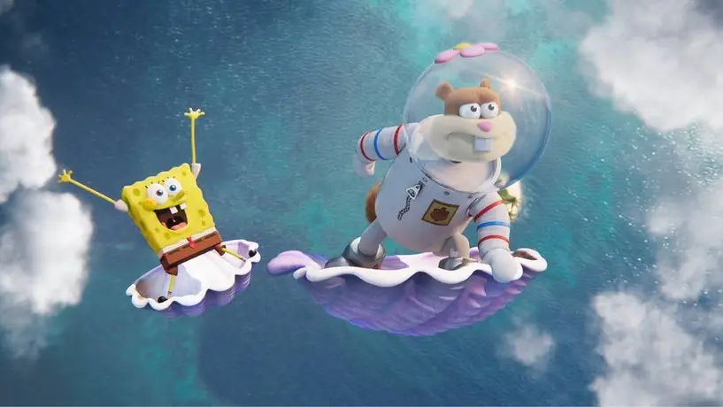 ¡Nueva película de Bob Esponja y Arenita ya tiene sus pósters!