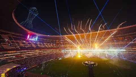 ¡Festejo en grande! América celebró la 15 con su afición en el Estadio Azteca